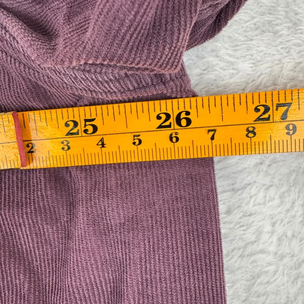 Banana Republic Corduroy Button Down Mens XXL Tall Purple Long Slv Cotton Shirt